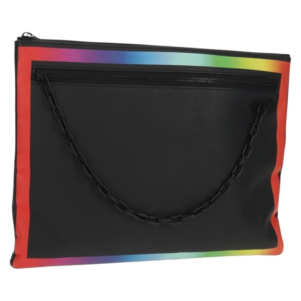 Louis Vuitton Pochette A4 Rainbow Taiga Leather